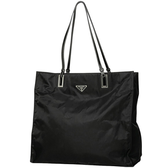 Prada Shoulder Bag nylon Nero Black Tessuto - Picture 1 of 6